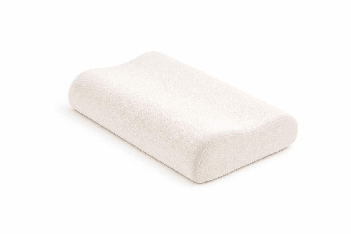 Oreiller Cervalis ergonomique à renflement central double hauteur 10 et 11 cm pour cervicalgies