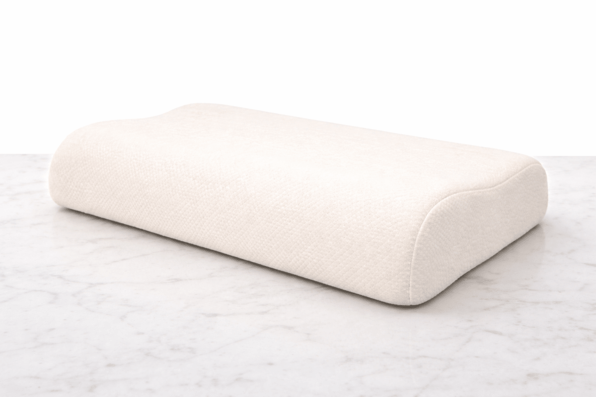Architecture du Cervalis avec mousse à mémoire de forme haute densité 45 kg/m³, vue de profil